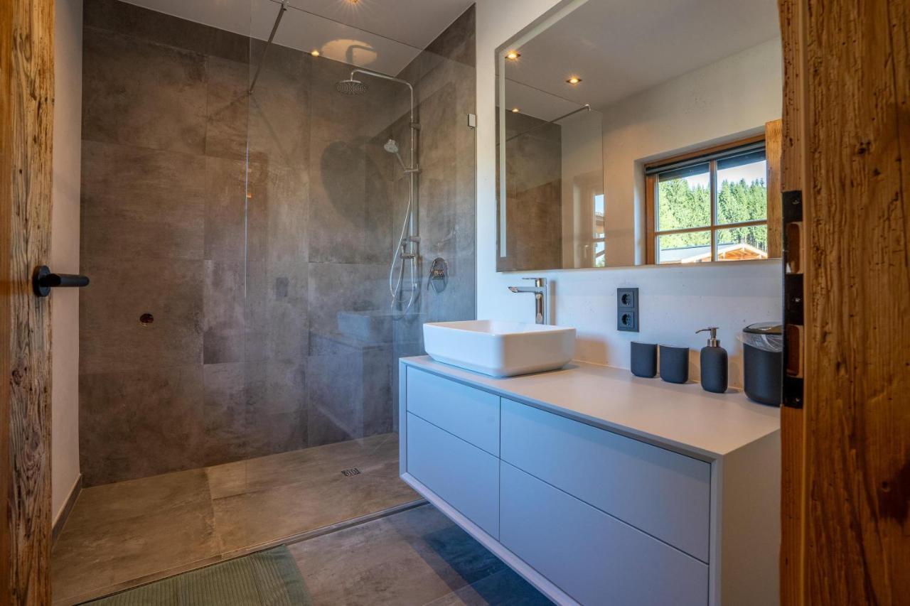 Apartment Taxer Aurach bei Kitzbuehel Buitenkant foto